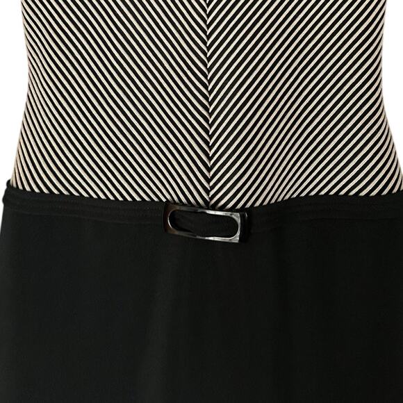 Joseph Ribkoff Y2K Metallic Colorblock Mini Dress Women's 8 Retro Made in Canada - Picture 5 of 8